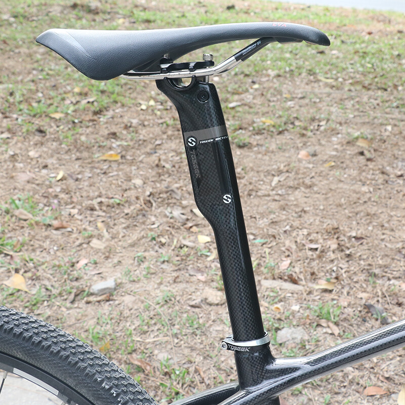 TOSEEK 3K Carbon Fiber Bike Seatpost MTB Road Bicycle Seat Post 27.2/30.8/31.6mm