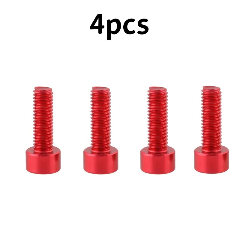 4Pcs Bike Water Bottle Cage Bolts Aluminum Alloy Hex Socket Screws 7 Colors