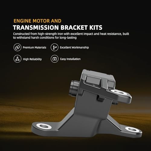 4Pcs Engine Motor and Transmission Bracket Kits Compatible with Acura MDX 3.7L