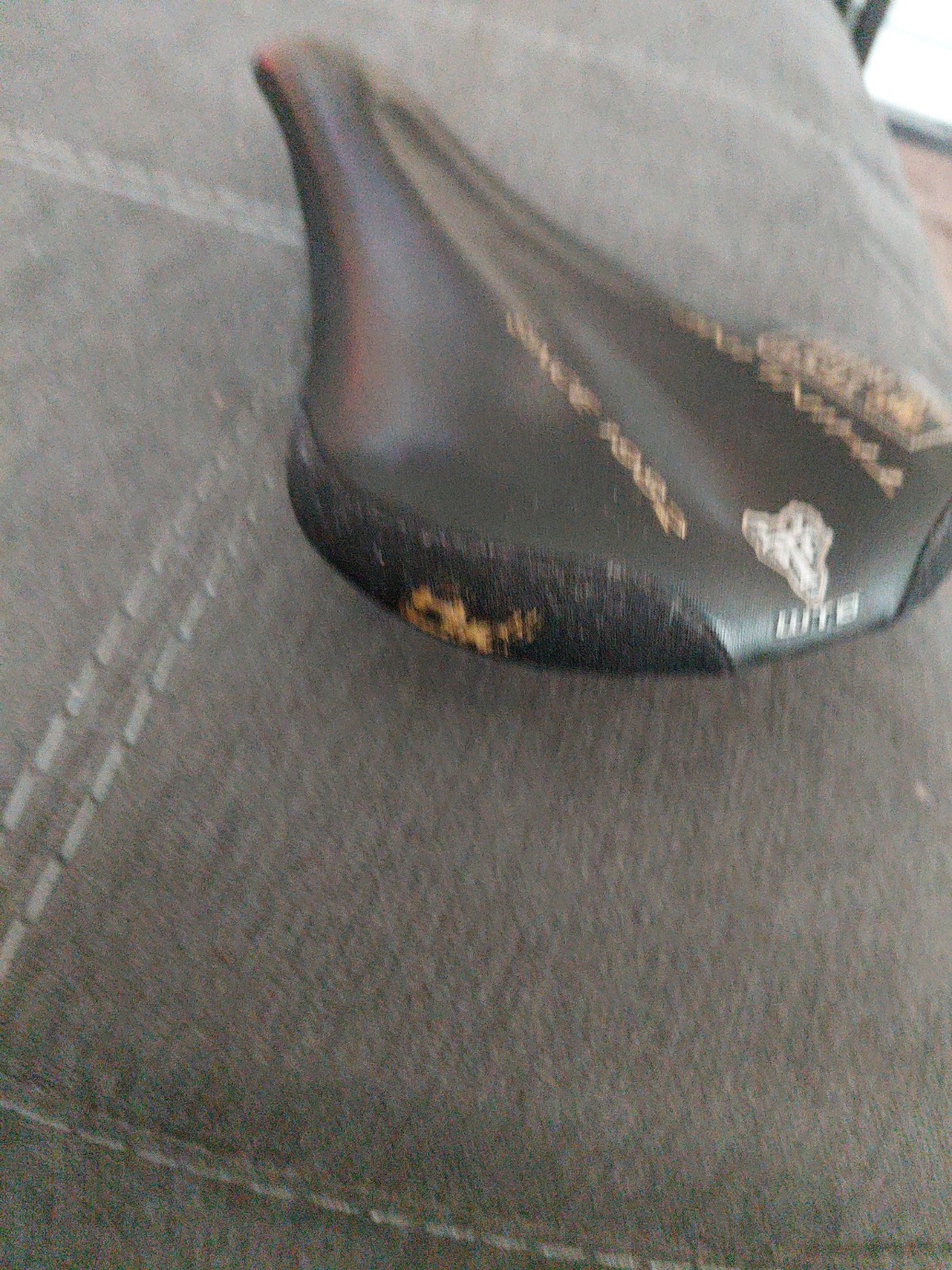 Black WTB Silverado Thinline 82/07 270mm x 130mm Titanium Rail Saddle