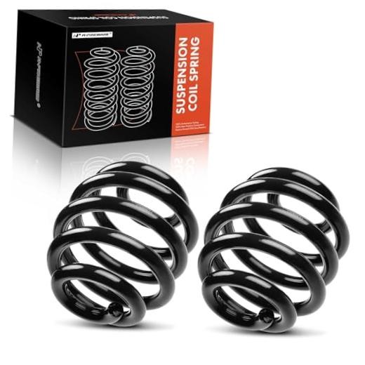2Pcs Rear Suspension Coil Spring Set Compatible with Audi TT Quattro 8N3 2001
