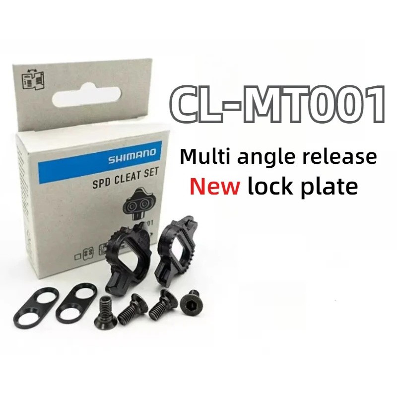 Shimano CL-MT001 Multi-Entry SPD Cleats for MTB Bike Pedals (No Nuts) New