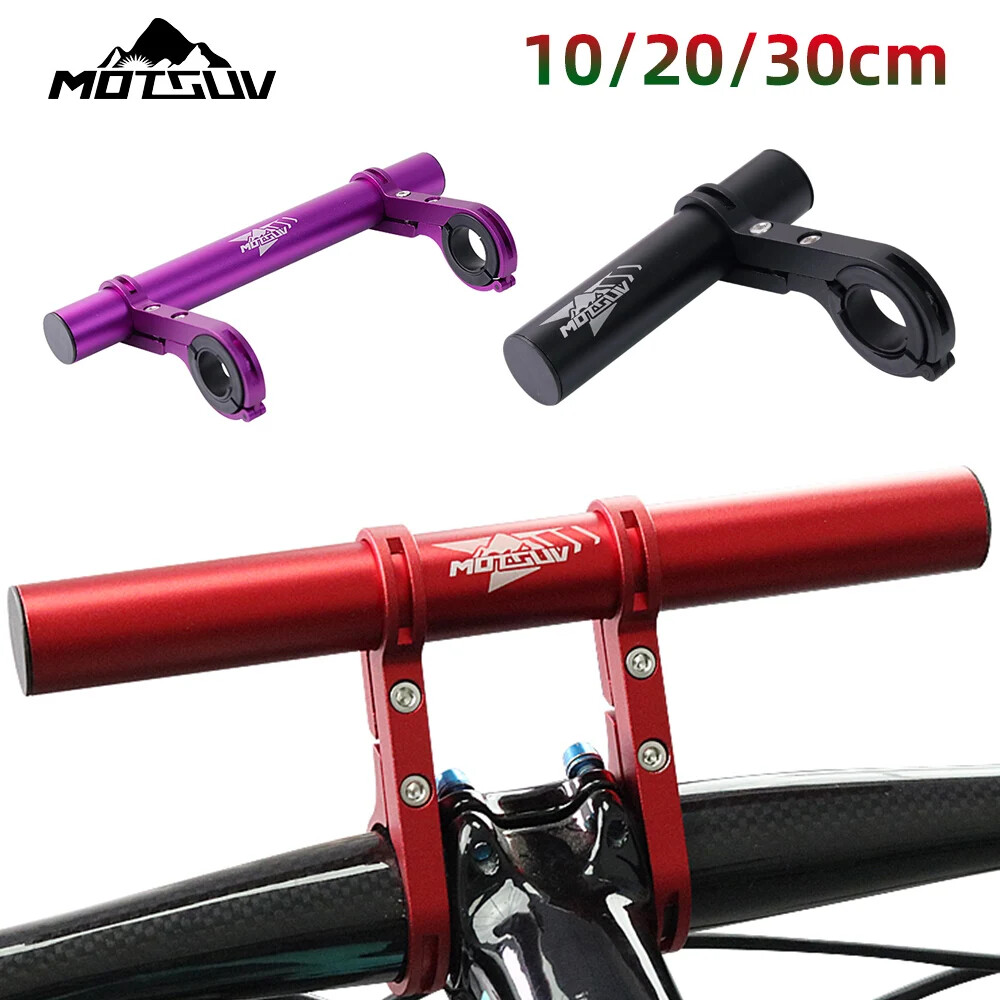 10/20/30cm Bicycle Handlebar Extended Bracket MTB Headlight Mount Extented Bar