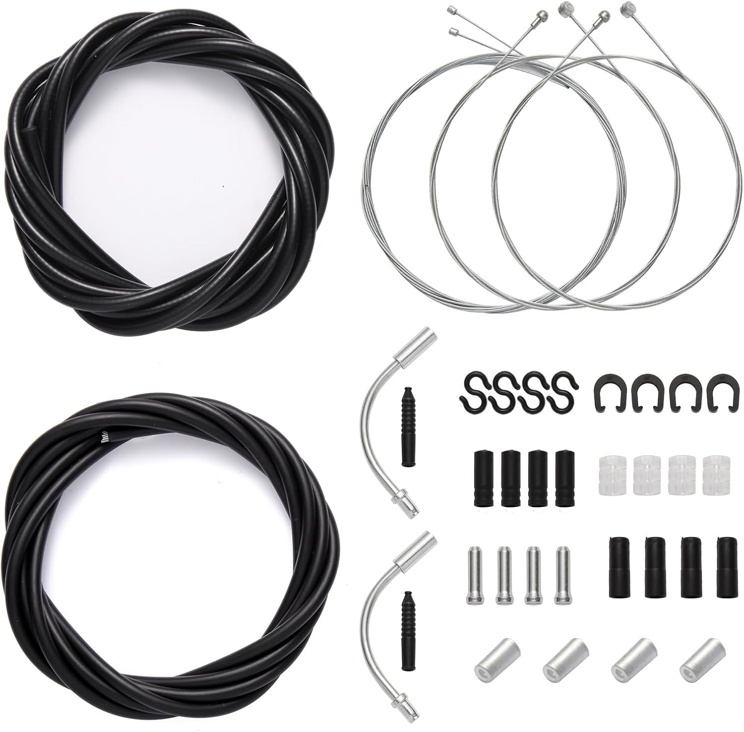Universal Bike Brake Cable And Shift Derailleur Cable Bike Cable Housing Kit New