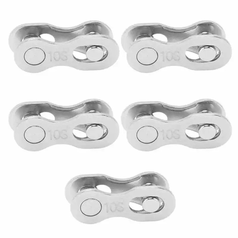 5 Pair Bicycle Chain Quick Links Master Link Connector for Road & MTB Bikes