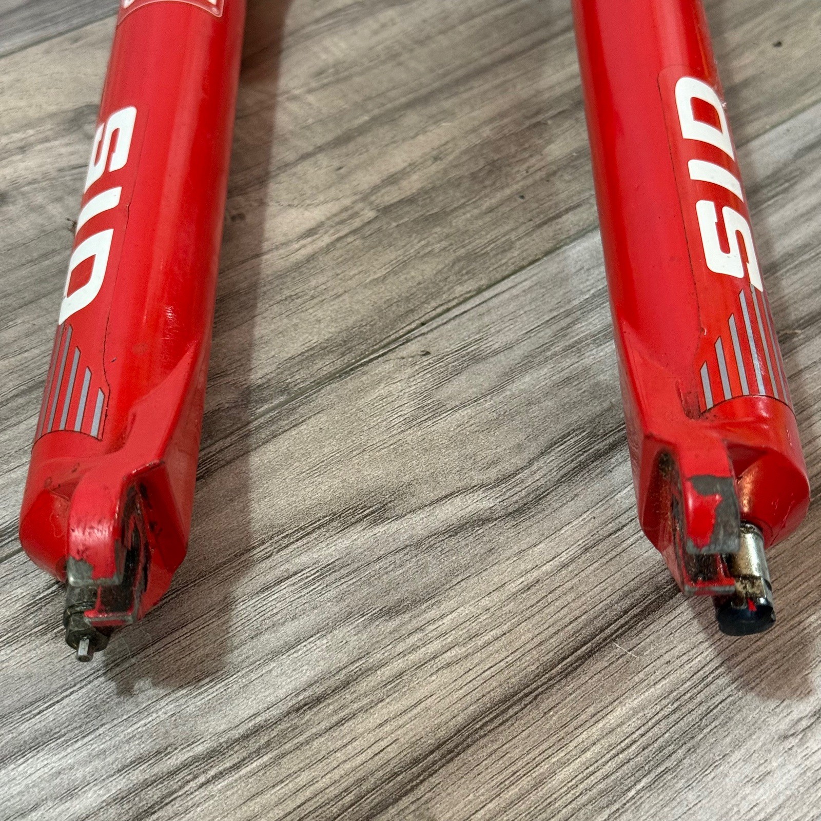 Rock Shox SID XC C3 Dual Air Red 1 1/8 Threadless 223mm SMALL OIL LEAK 26