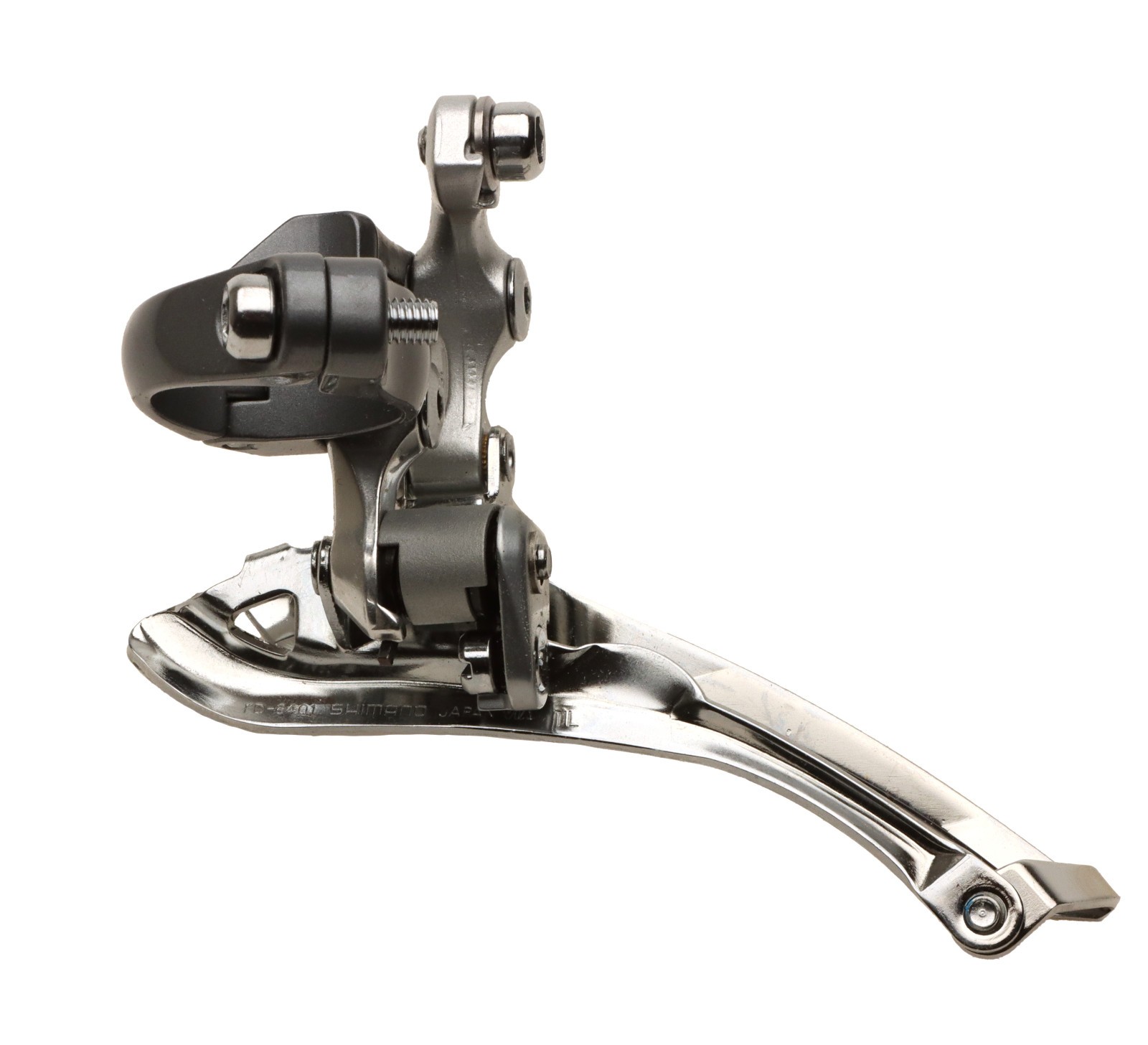 Shimano Ultegra 600 Tri Color FD-6401 Front Derailleur 2×8 Clamp-On 28.6mm NOS