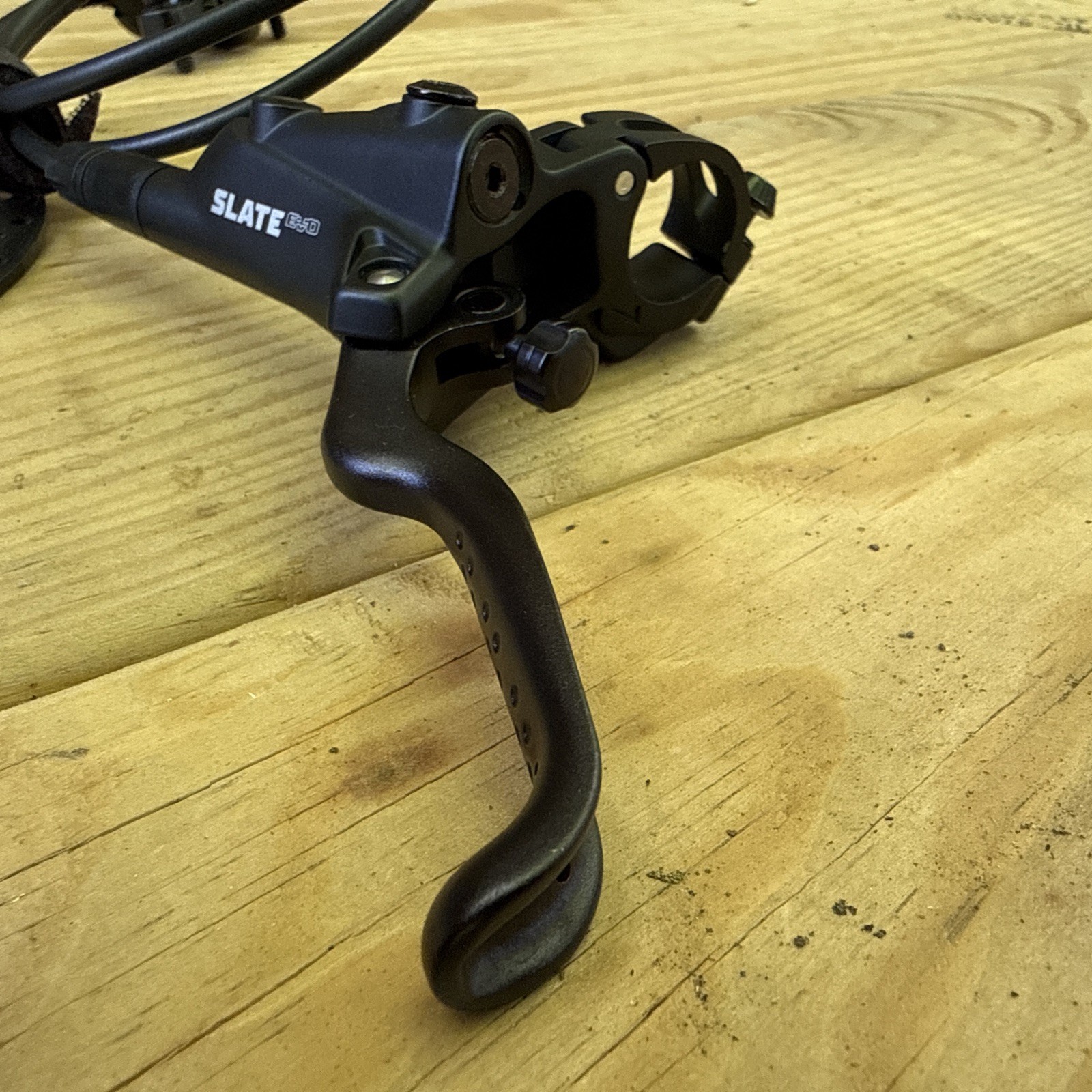 TRP Slate Evo Hydraulic Disc Brake (Front Left) — Post Mount with 203mm Rotor