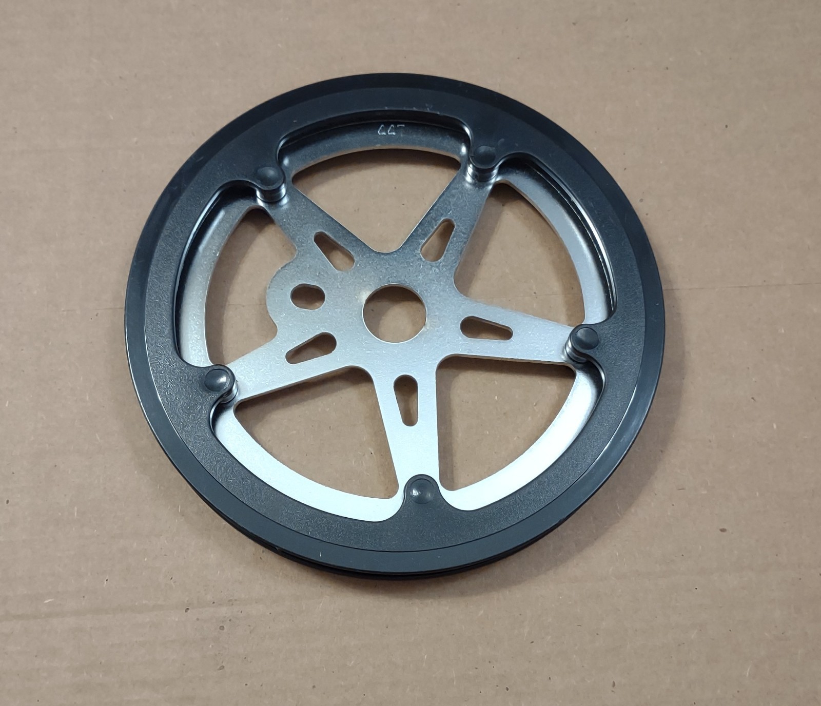 Vintage Bike Action Chainring For OPC Crank 44 Tooth With Guard NOS