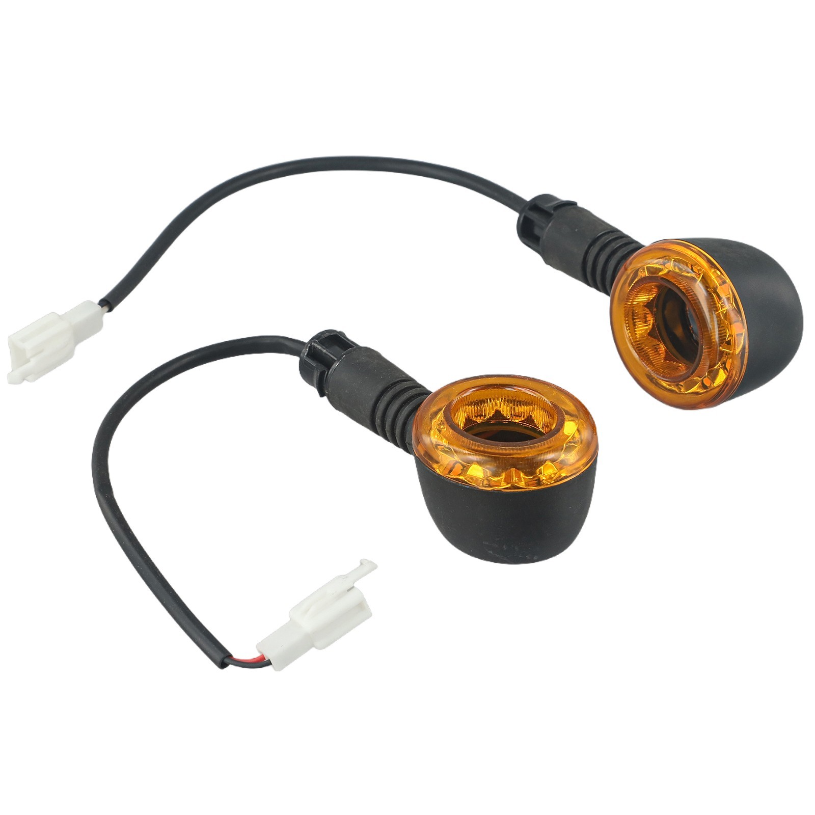 Black and Yellow Electric Bicycle Turn Signal Lights with 48V and 60V Voltage