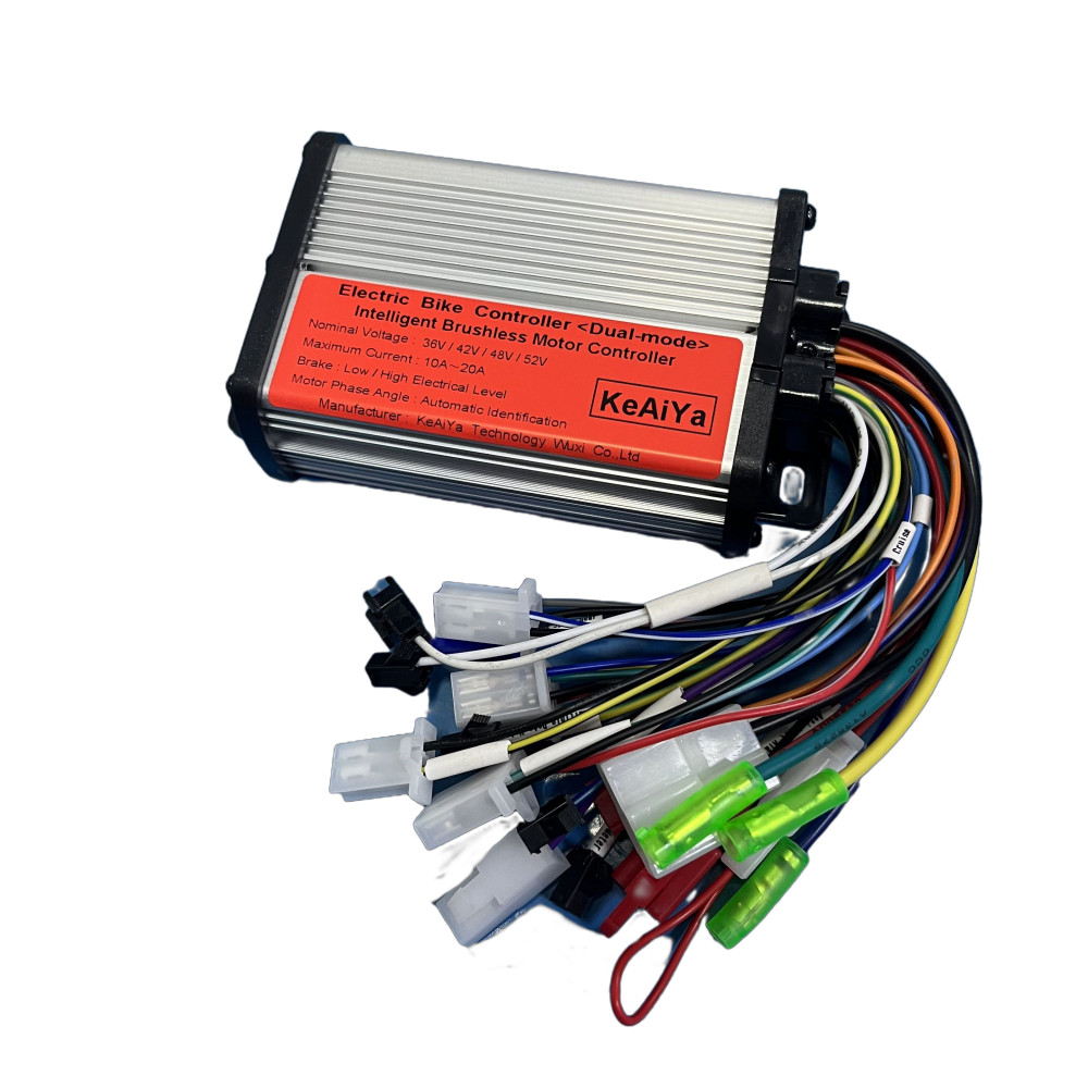 Ebike Controller 36v 42v 48v 52v 10A-20A 2‑Mode Electric Scooter Bicycle Bike