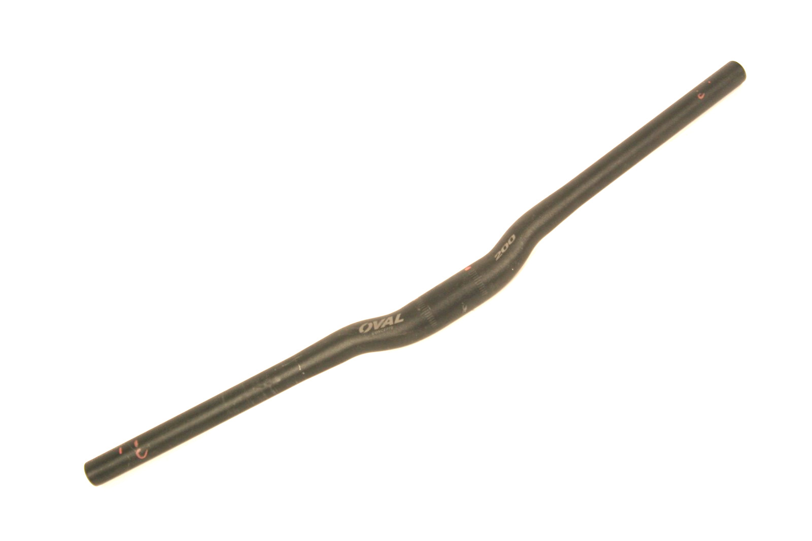Oval 200 Aluminum MTB Riser Bar 640mm 9 degree sweep 25 mm Rise HB264