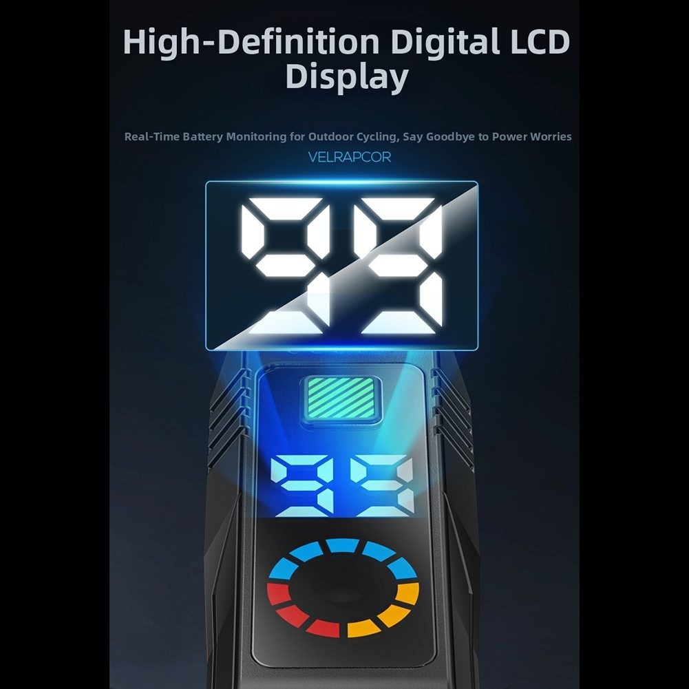 Front Light for Bike with Digital Readout and Integrated System