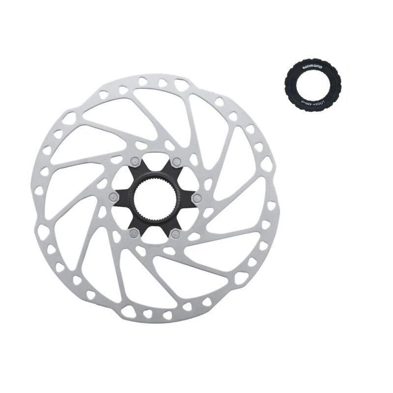 1 or 2 Shimano SM-RT64-L Deore 203mm Center Lock Rotor with Lockring