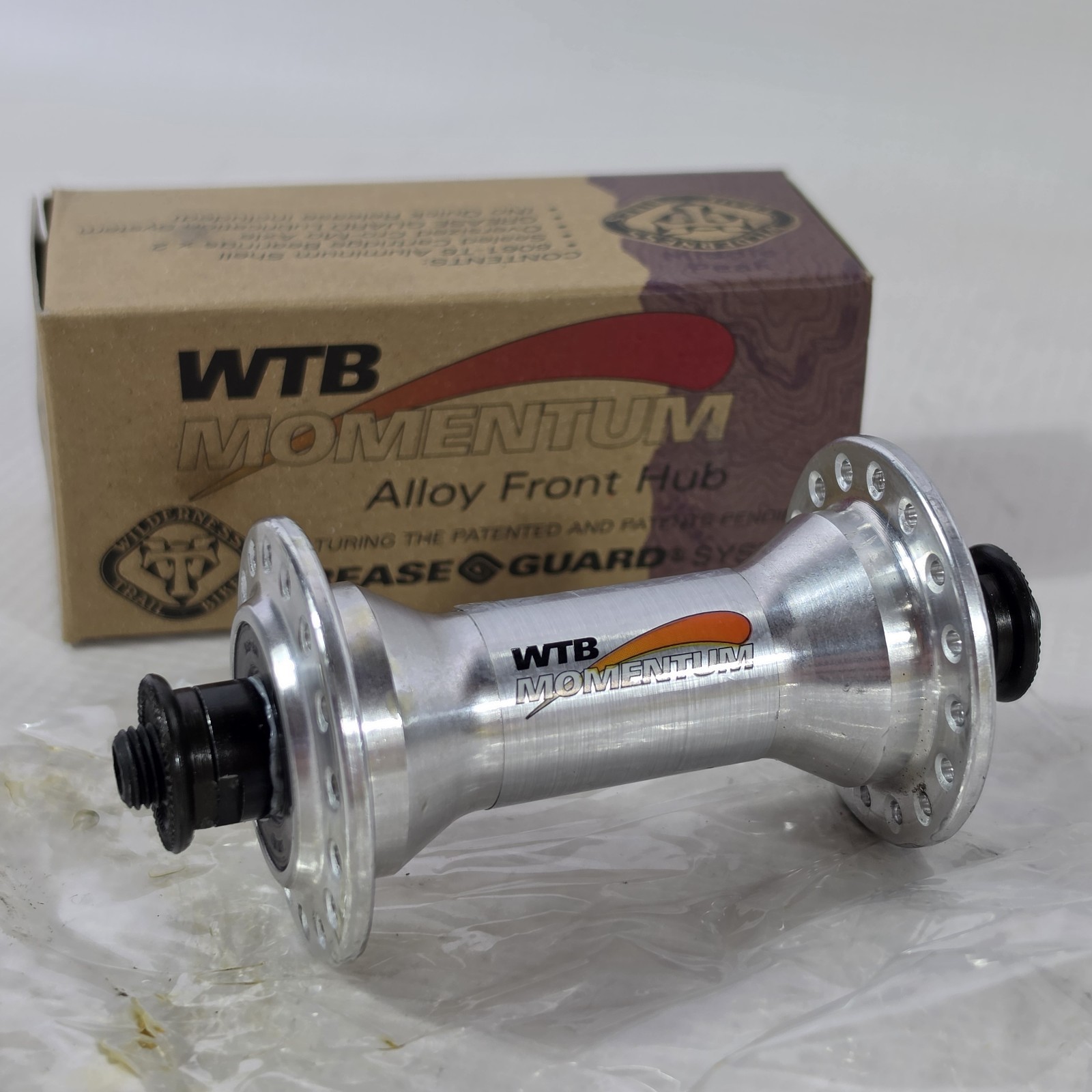 Wilderness Trail Bikes WTB Momentum Alloy Front Bike Hub 100mm 32H Grease Guard