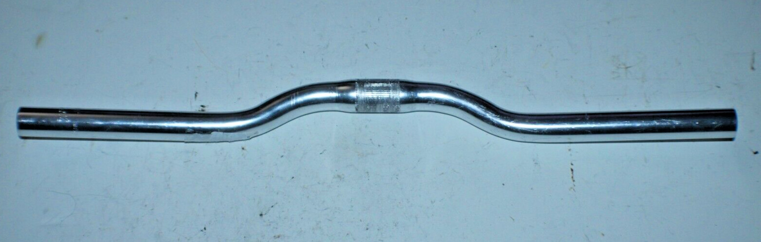 MTB Handlebar 25.4mm 525mm 1.5″ Riser Bar 6° Bend Silver Comfort Hybrid Ships US