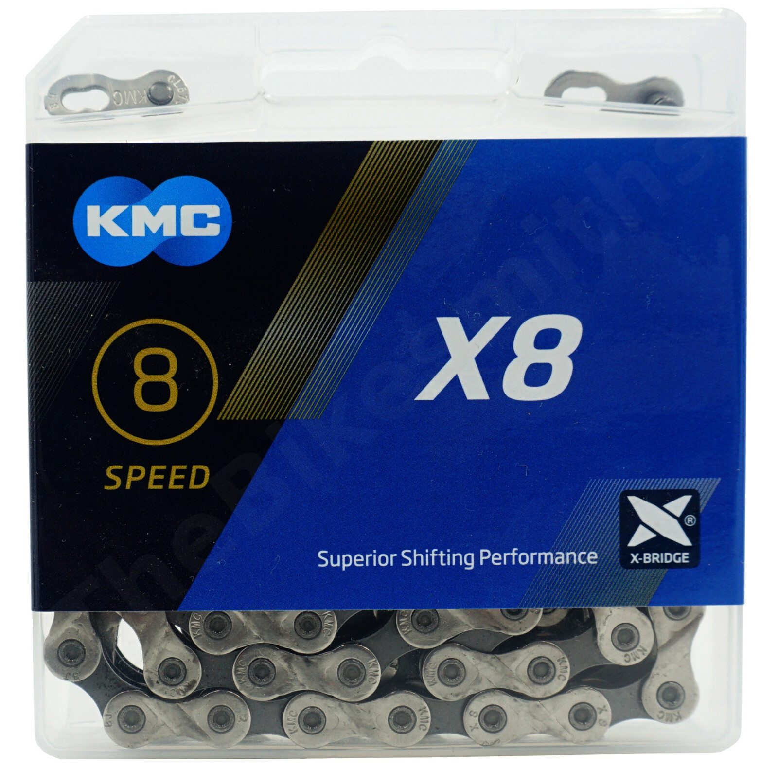 KMC X8 SILVER GRAY 8 Speed Chain fit Shimano SRAM MTB Hybrid Road Bike 6 7 8