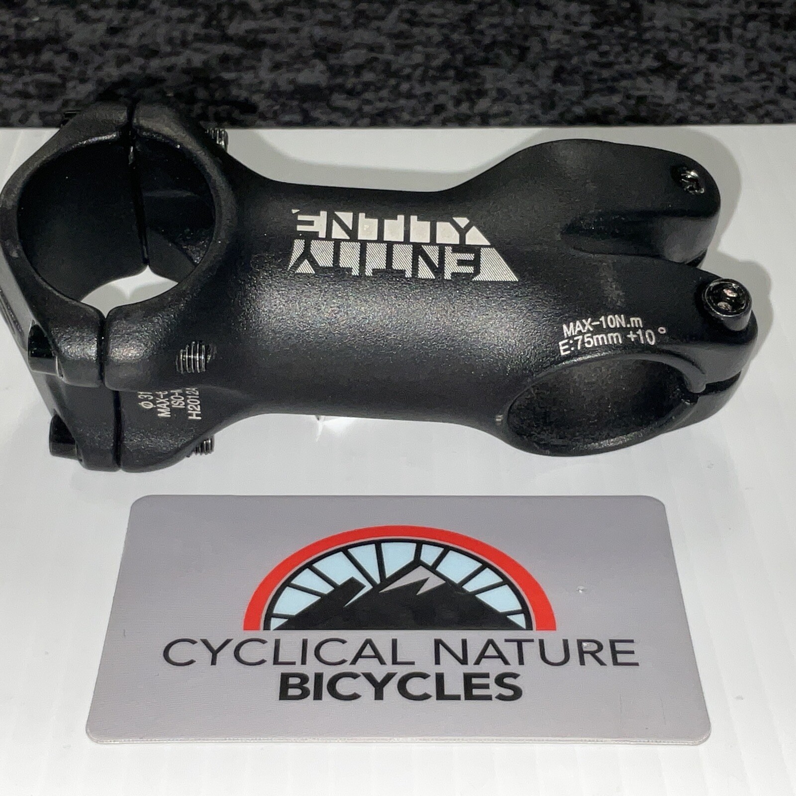 Entity Handlebar Stem 31.8 Bar 28.6 (1 1/8) Steer Tube 75mm 10degree