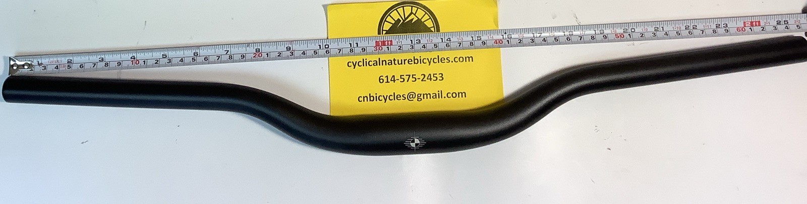 Kalloy HB664316 640mm 31.8mm clamp 35mm rise 5° sweep Bicycle Handlebars, black