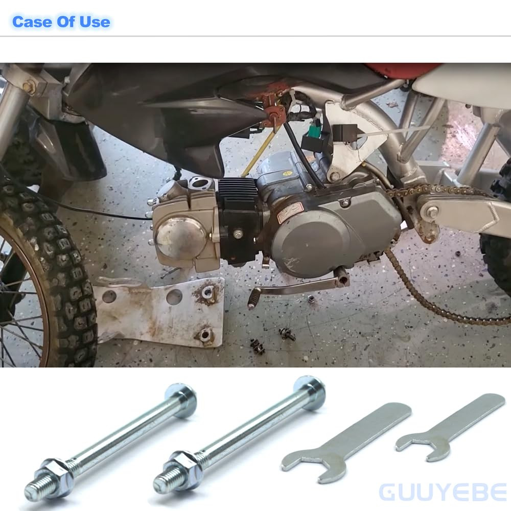 2 PCS M8 Pit Bike Top and Bottom Engine Motor Mount Bolt Kit | for 50CC 110CC 14
