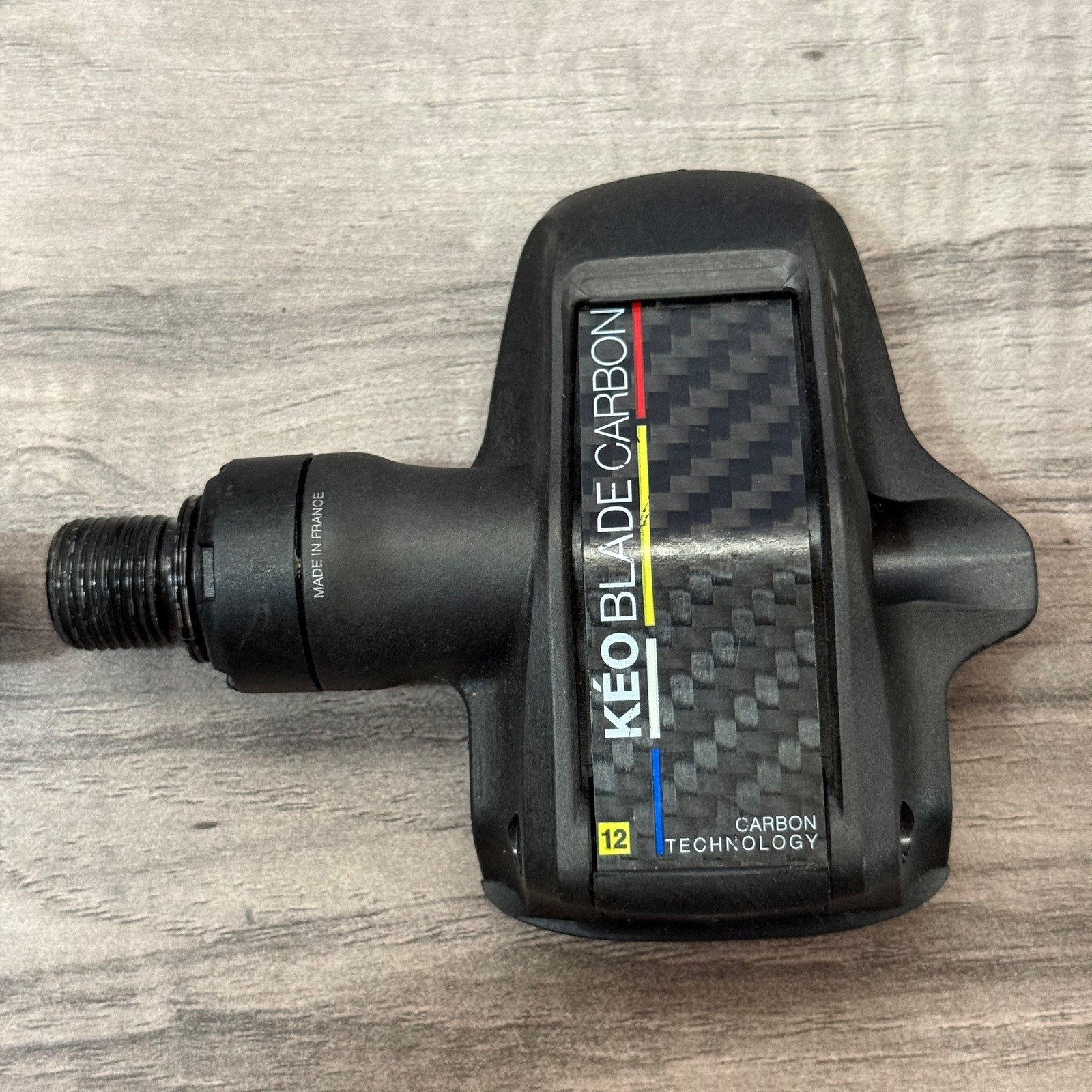 LOOK KEO Blade 12 Carbon Clipless Road Pedals Black No Cleats Super Low Miles