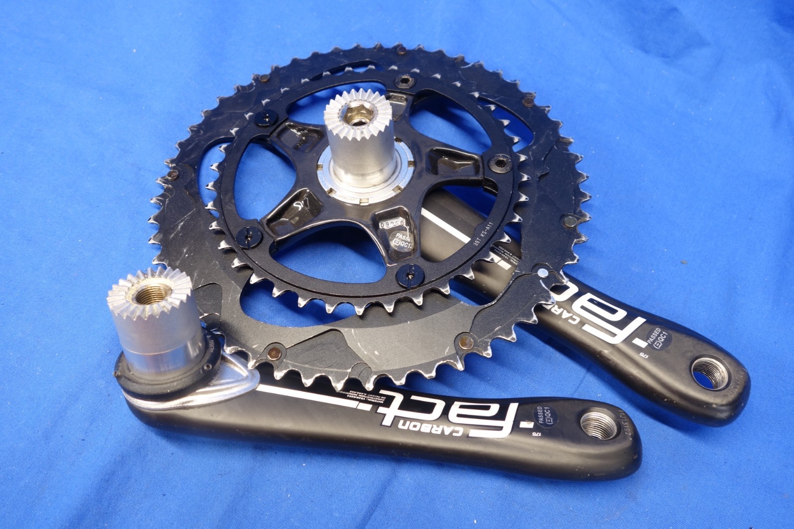 Specialized S-Works Carbon Road Bike Crankset, 53/38t, 175mm, 2×11 Spd, BB30