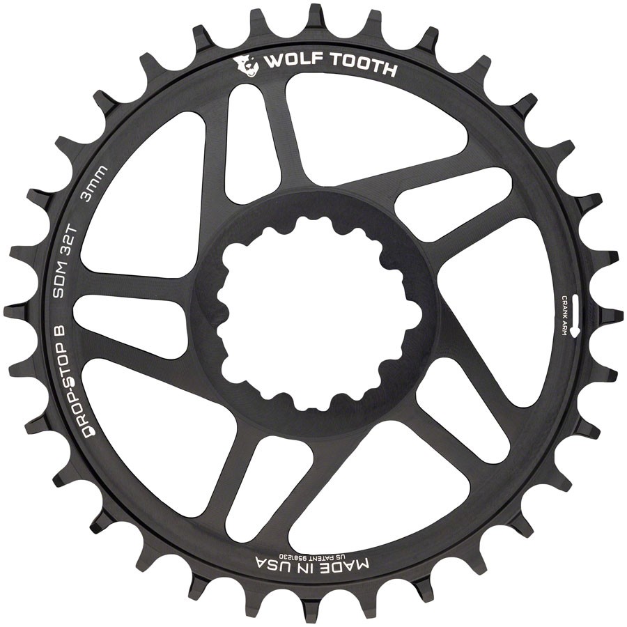 SRAM 3-Bolt Direct Mount Chainrings – Wolf Tooth Direct Mount Chainring – 36t,
