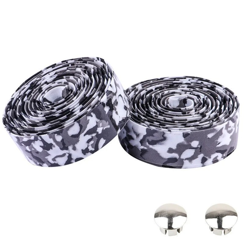 Road Bike Handlebar Tape Bicycle Cycling Bar Grip Tape Wraps Adhesive EVA Red