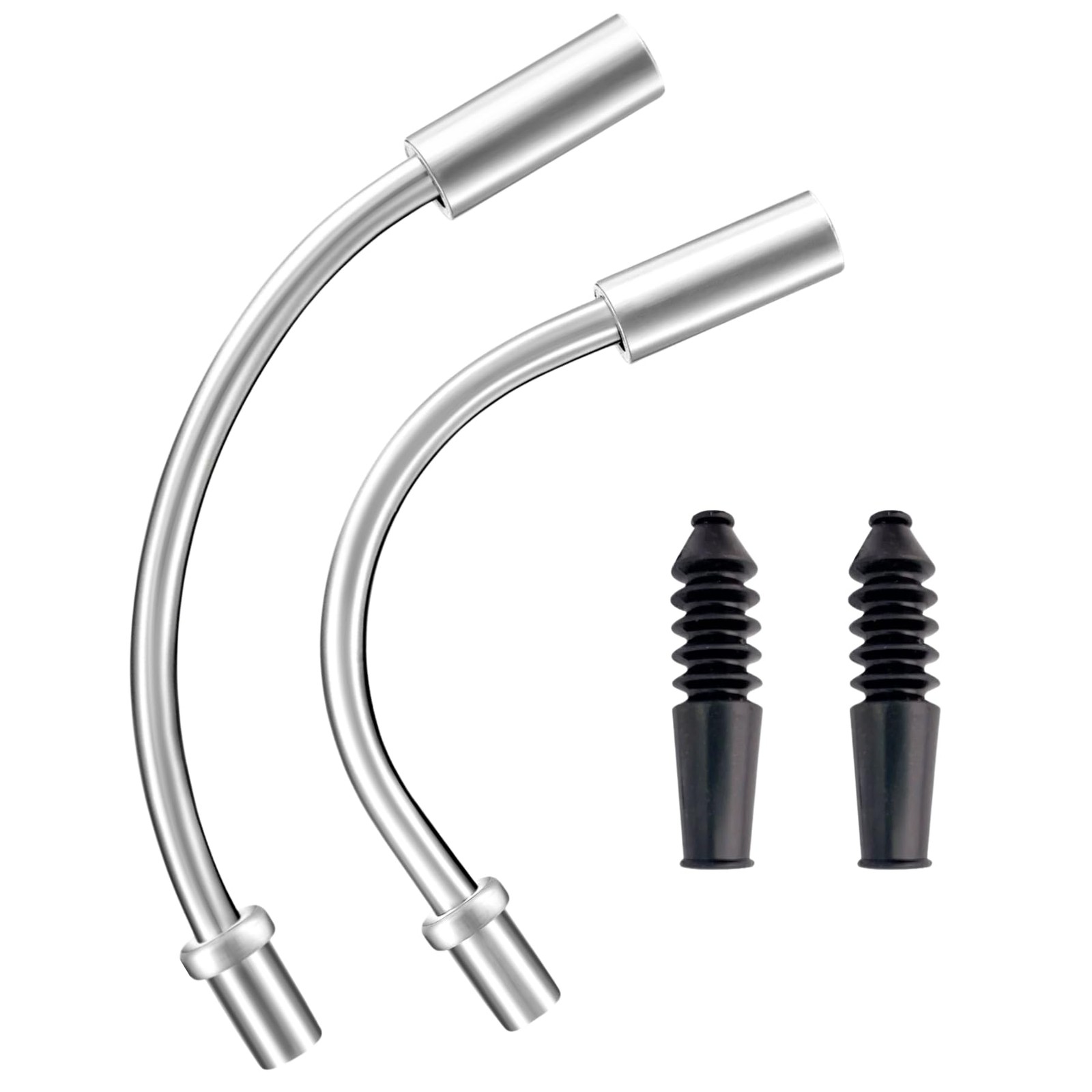 Bike V Brake Noodle Cable Guide Pipe, Bicycle Brake Pipe with Rubber Boots fo…
