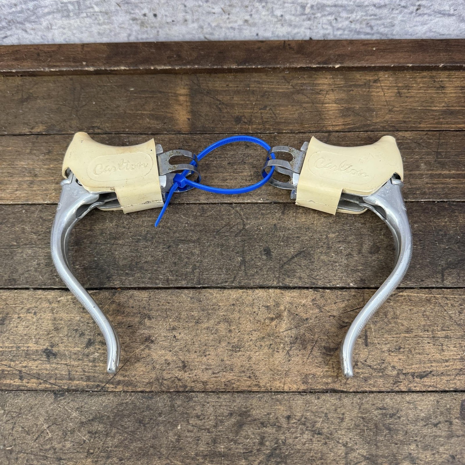 Vintage Weinmann Brake Levers Pair Carlton Hoods Non-Aero Drop Bar Raleigh Road