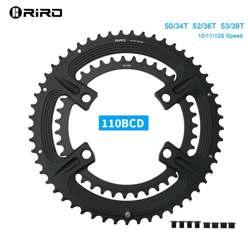 Road Bike 4 Bolts 110BCD Chainring DURA-ACE FC-R9100 50-34T 52-36T 53-39T