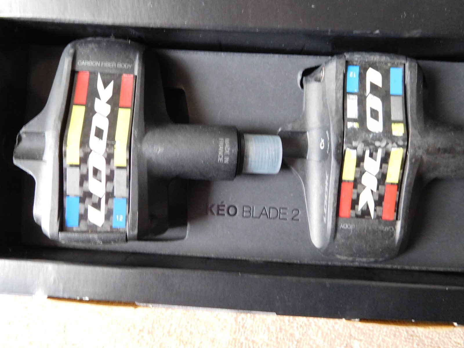 Look Keo Blade 2 ProTeam pedals with new Exustar Keo cleats