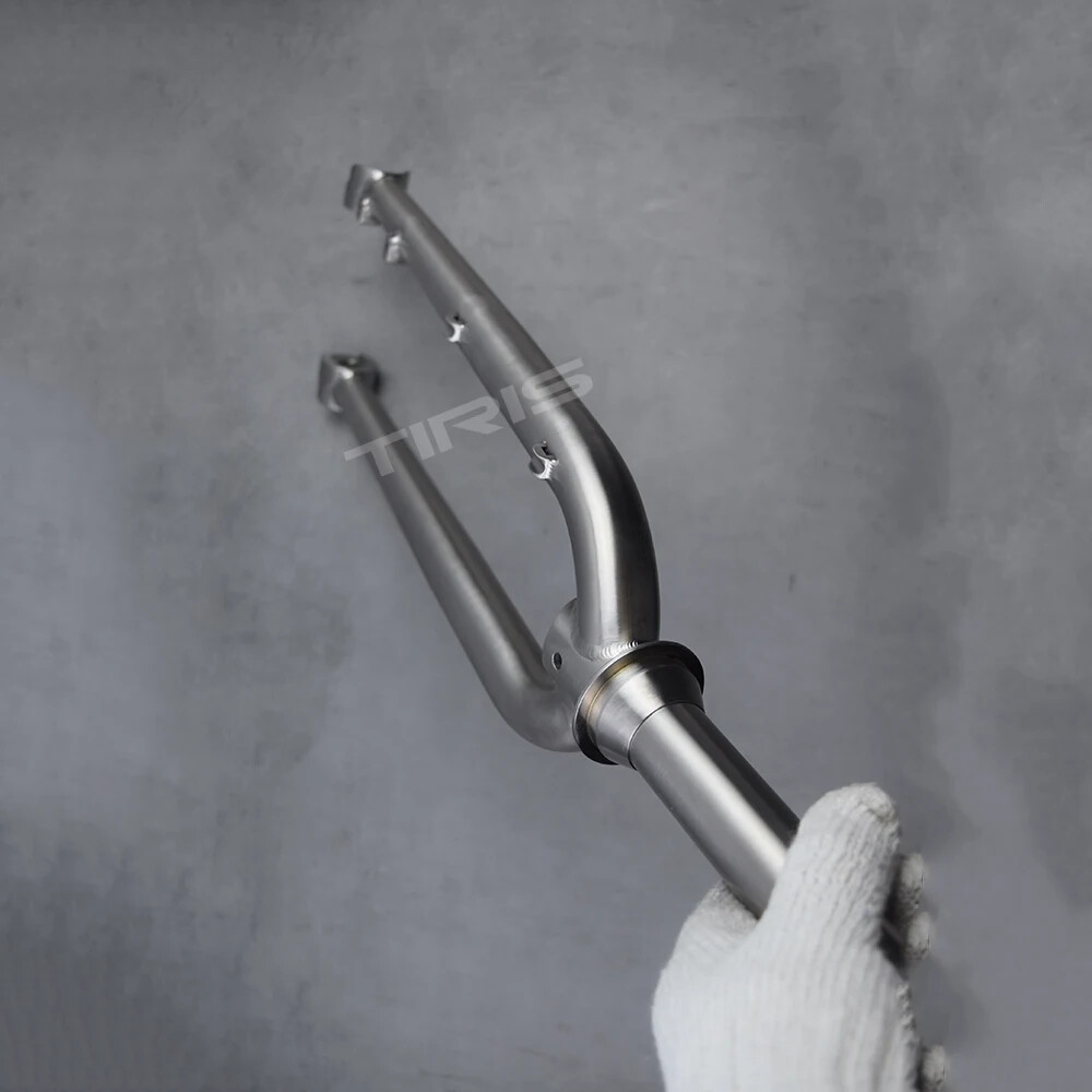 TIRIS QC3 Titanium Road Bike Front Fork For Gravel Bicycle 700C Cycling Parts