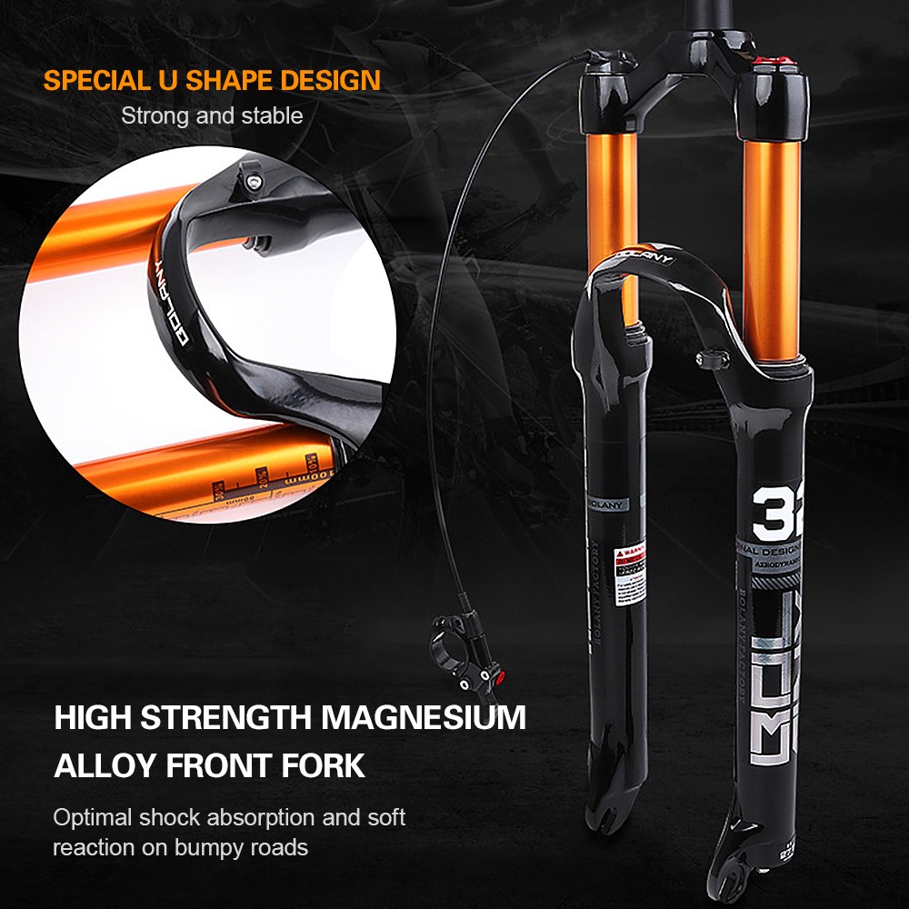 Ultra-light 29» Mountain Bike Air Front Fork With Remote Control Magnesium MUKY