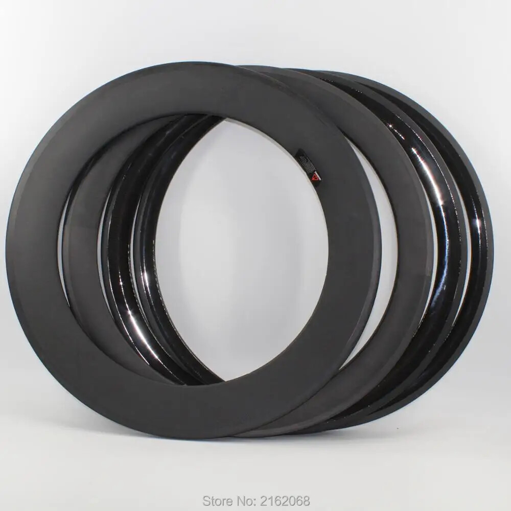 700C 38/50/60/88mm Road Bike Rims Full Carbon Fiber 3K UD 12K 16-36 Holes Wheels
