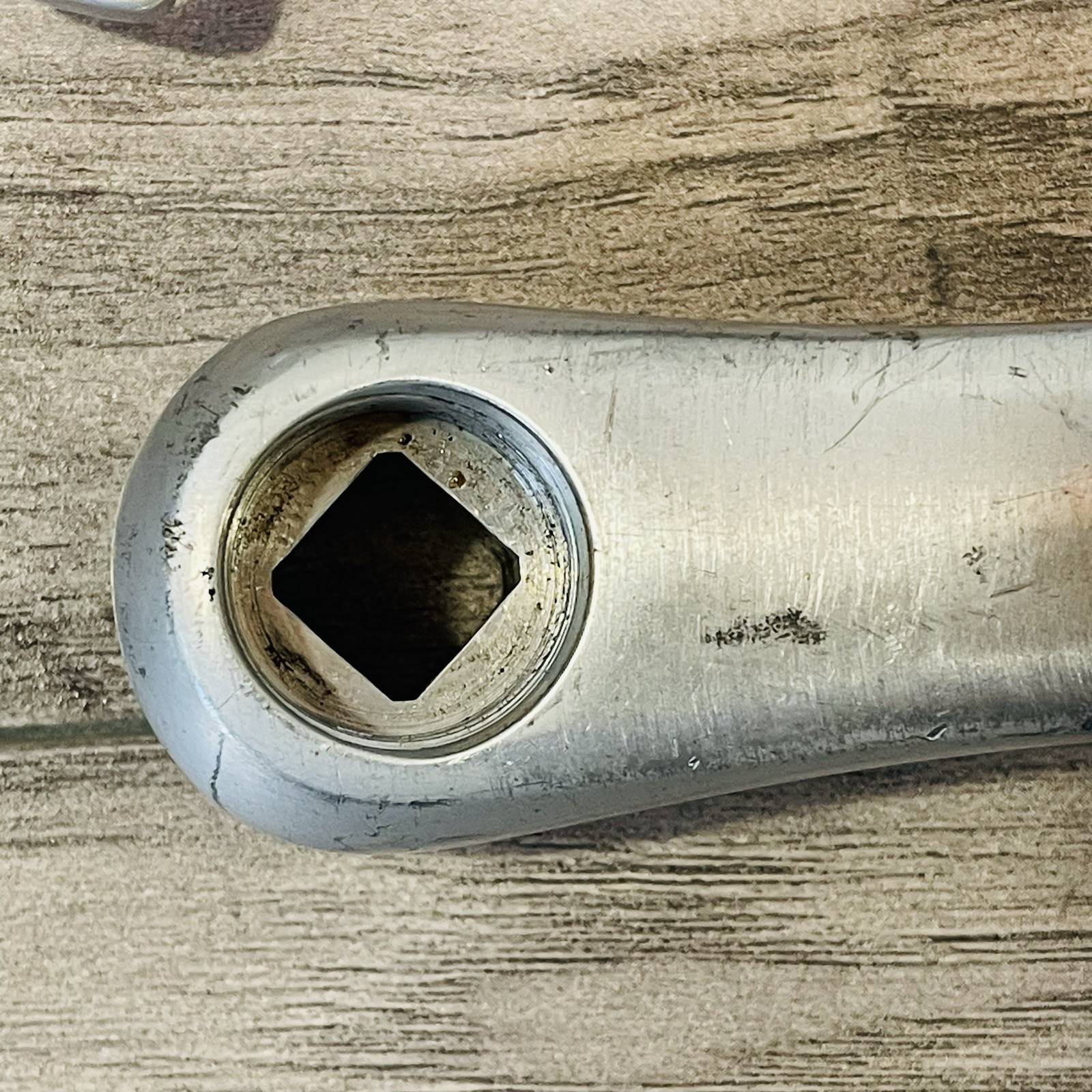 Vintage Suntour XC Pro MD Square Taper Crank Arms Grease Guard 175 Triple