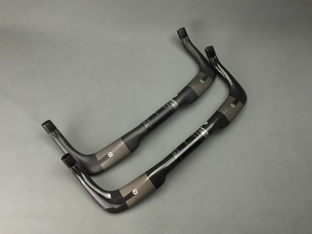 Ultralight Carbon Handlebar Road Time Trial Triathlon Bike Bullhorn Bar 31.8mm