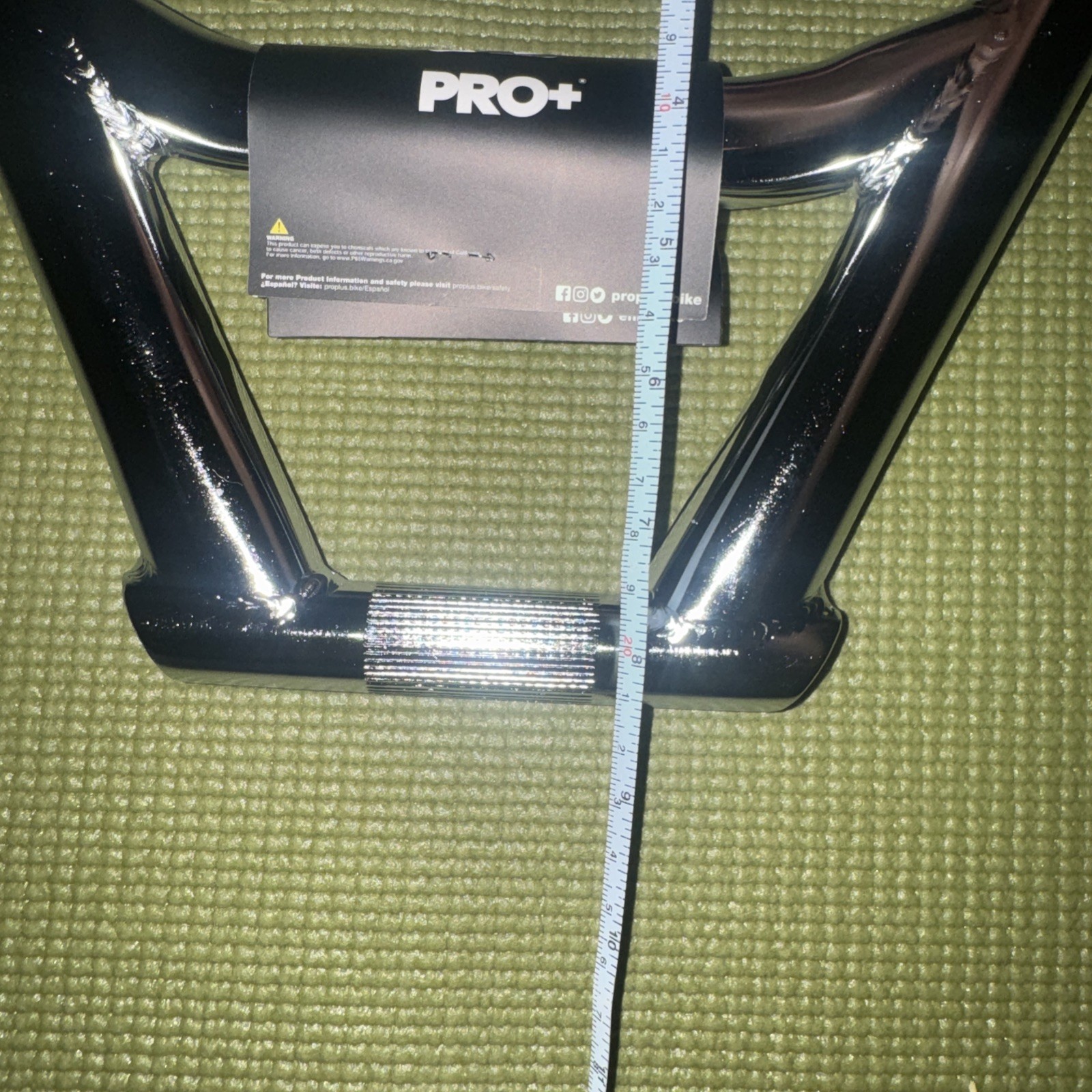 New Bmx Chrome Freestyle 169 Steel 22.2 Mm Handlebars