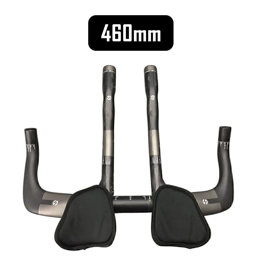TOSEEK Handlebar Road Bicycle Drop Bar Aero Bar Set 31.8*380/400/420/440/460mm