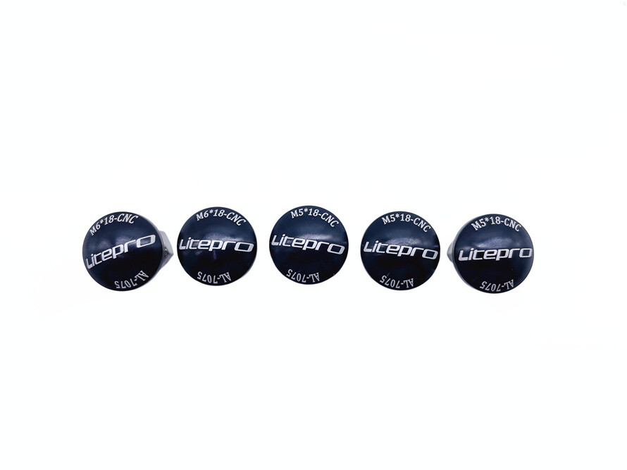 Litepro alloy front / rear wheel / cable secure locking bolts for Birdy 2 3 P40