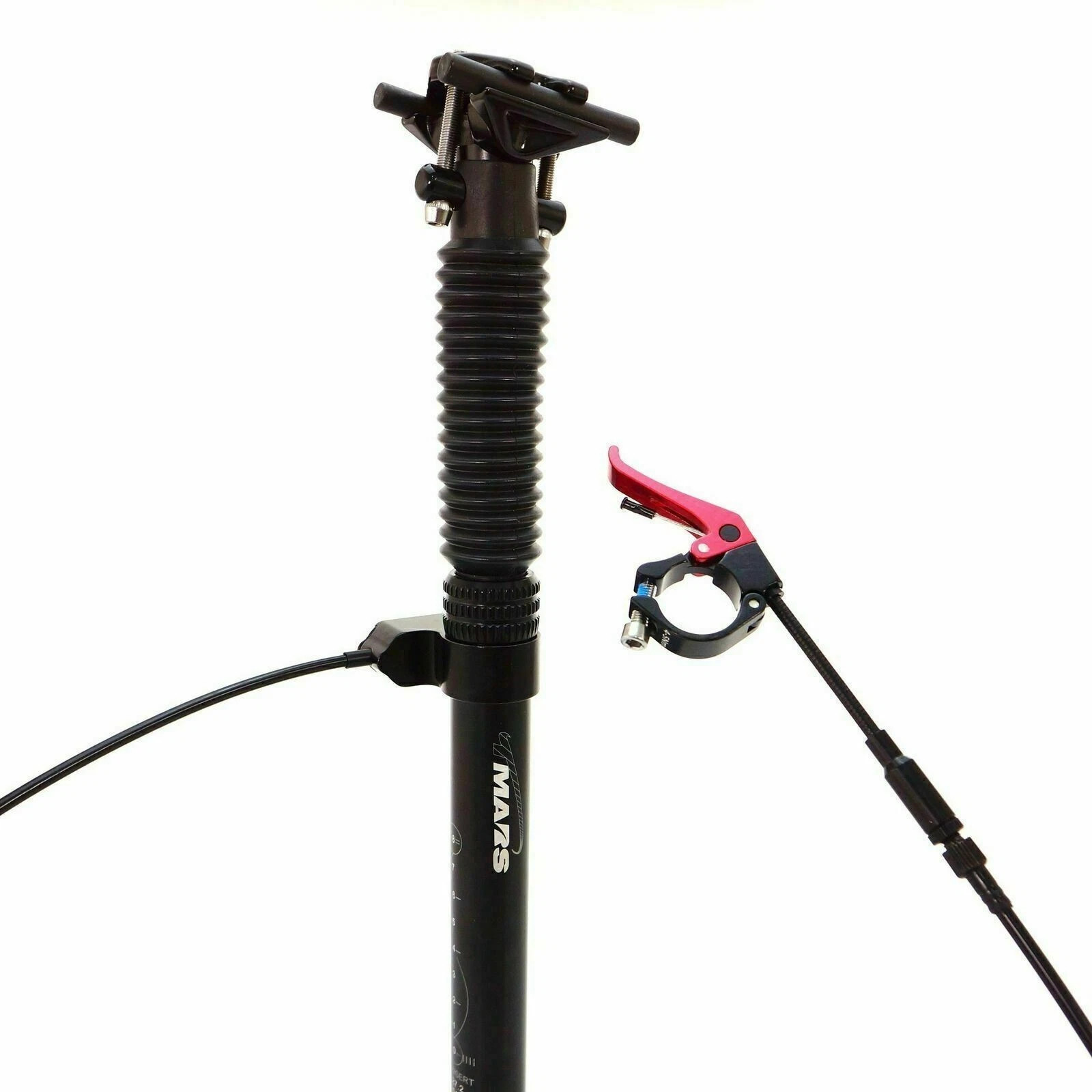 TMARS SD-419L or SD-419S 27.2 x 400mm MTB Dropper Seatpost with Remote