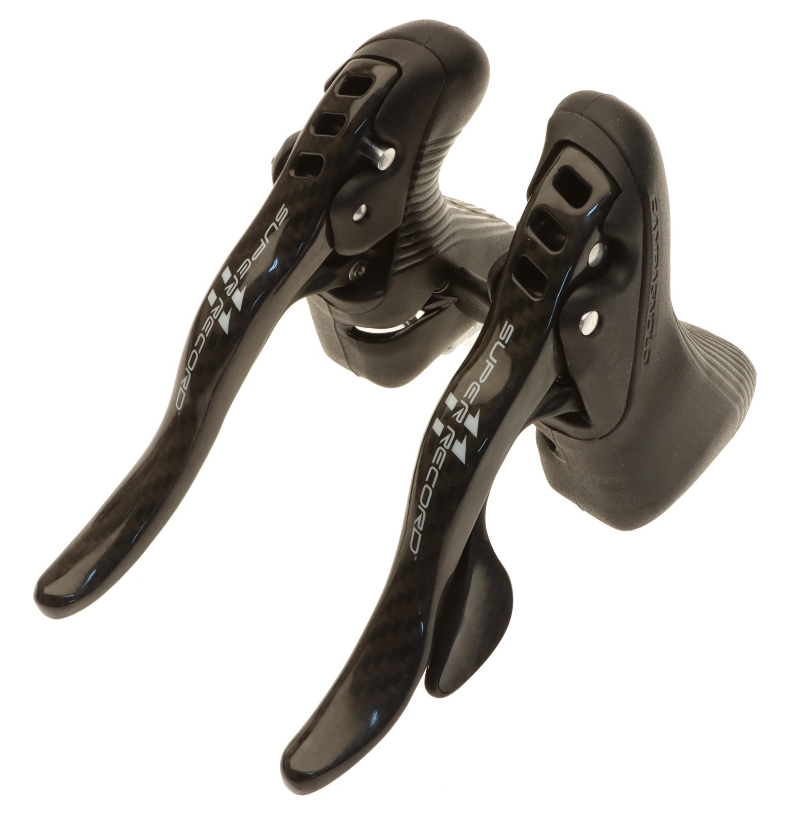 Campagnolo Super Record 2009 11 Speed Carbon Ergopower Brake Levers Shifters NEW