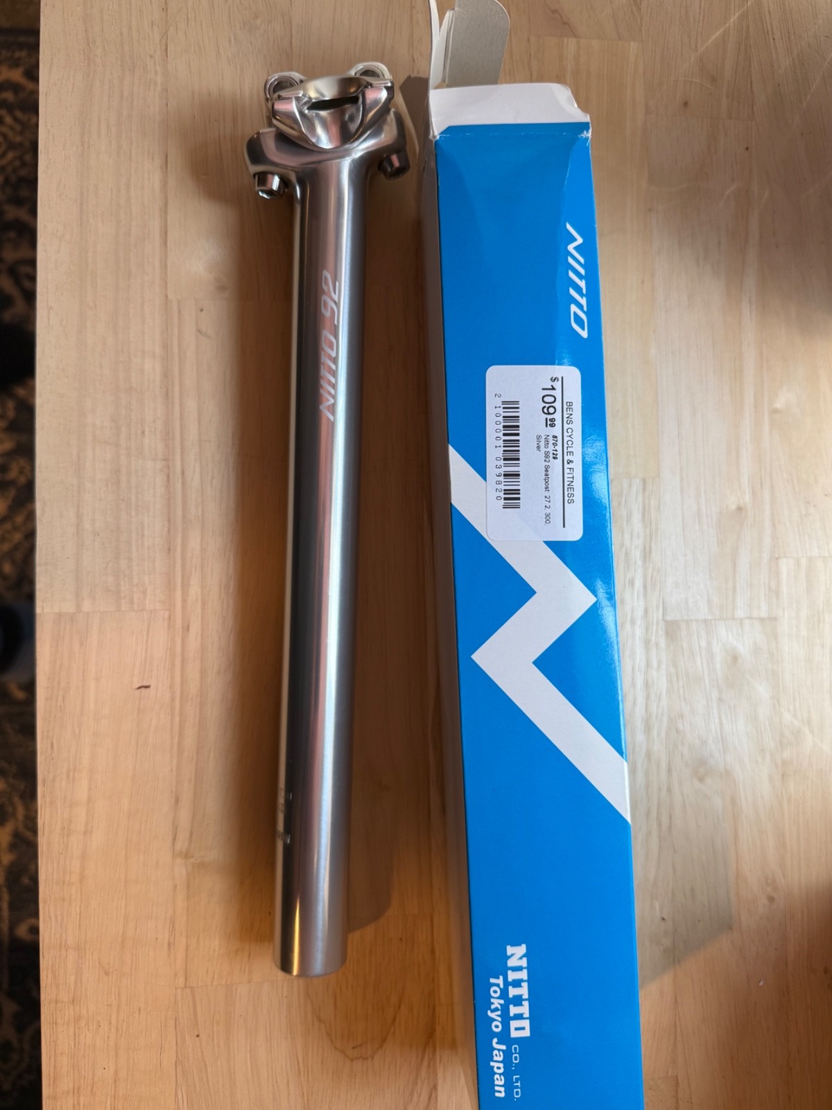 Nitto S92 27.2 300 MM Zero Offset Seatpost