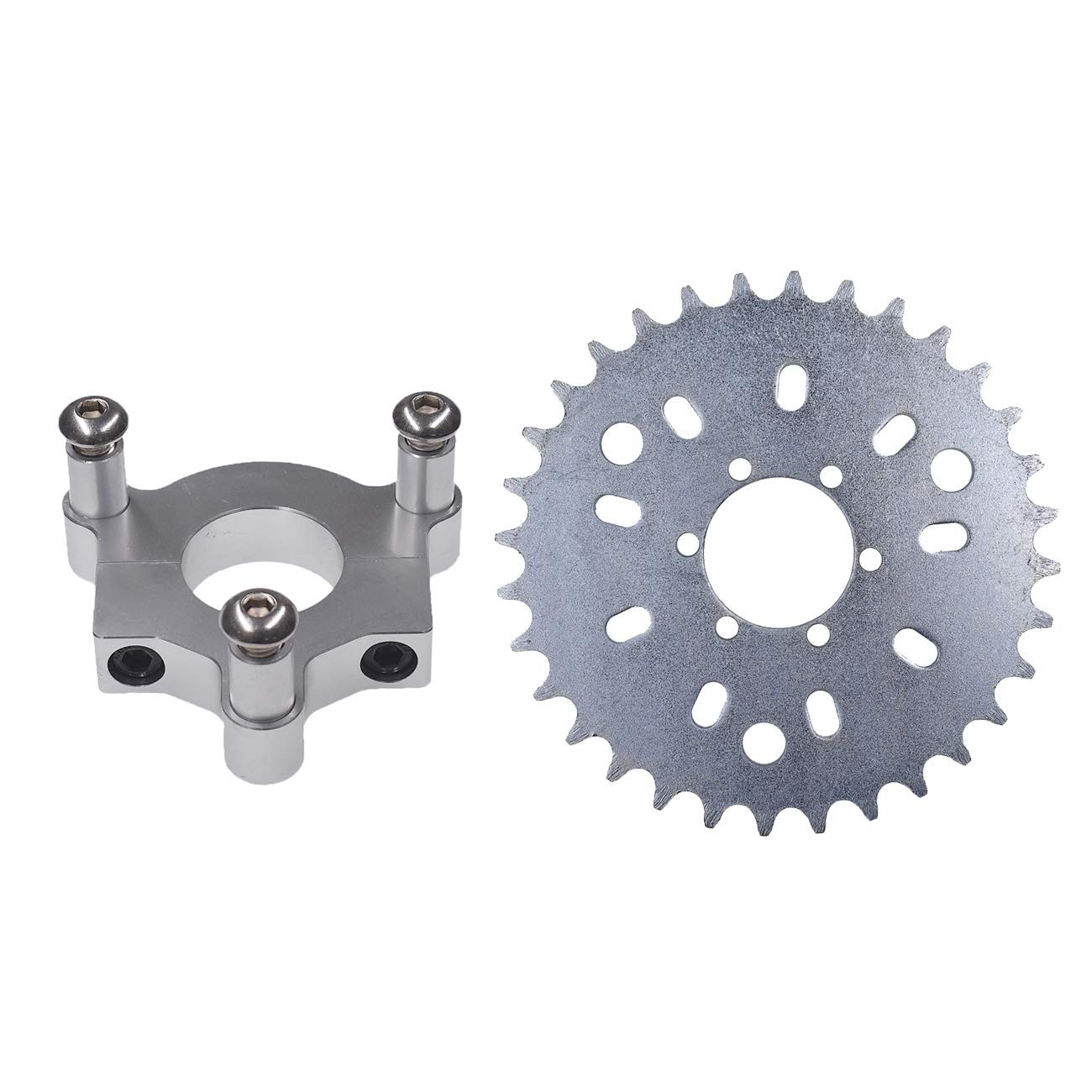 UAUS 32 T Sprocket with CNC Adapter Fit 1.5 inch hub 415 Chain 49cc 50cc 66cc 80