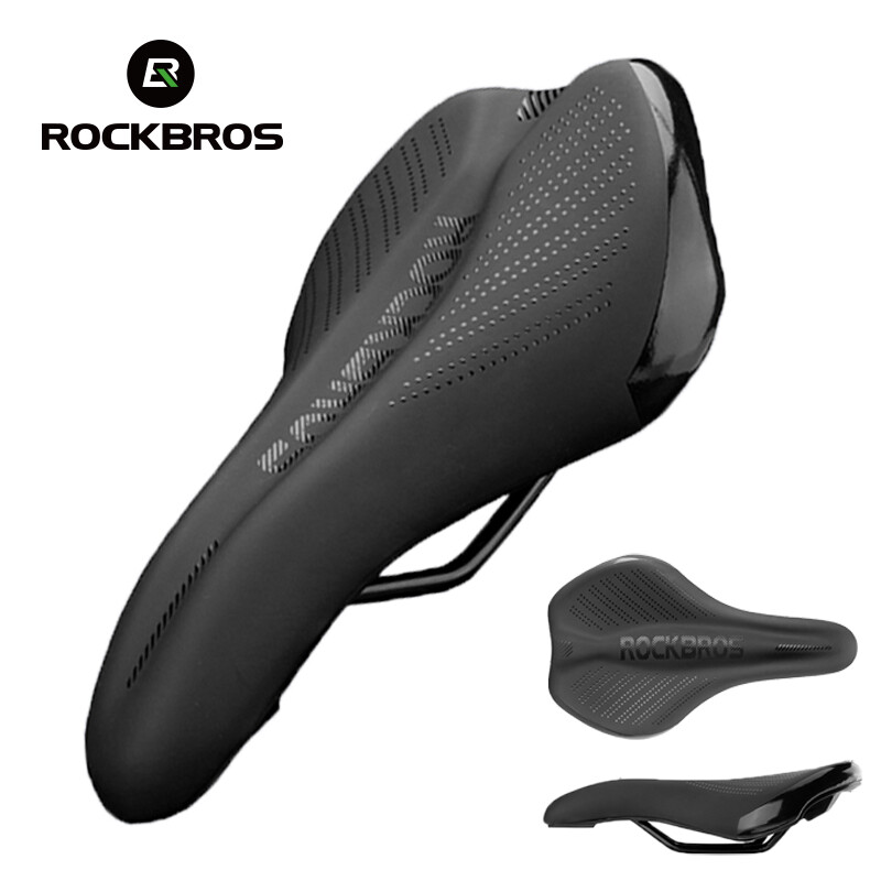 ROCKBROS Bicycle Saddle Road Bike MTB Cycling Seat Saddle Cushion Shorkproof