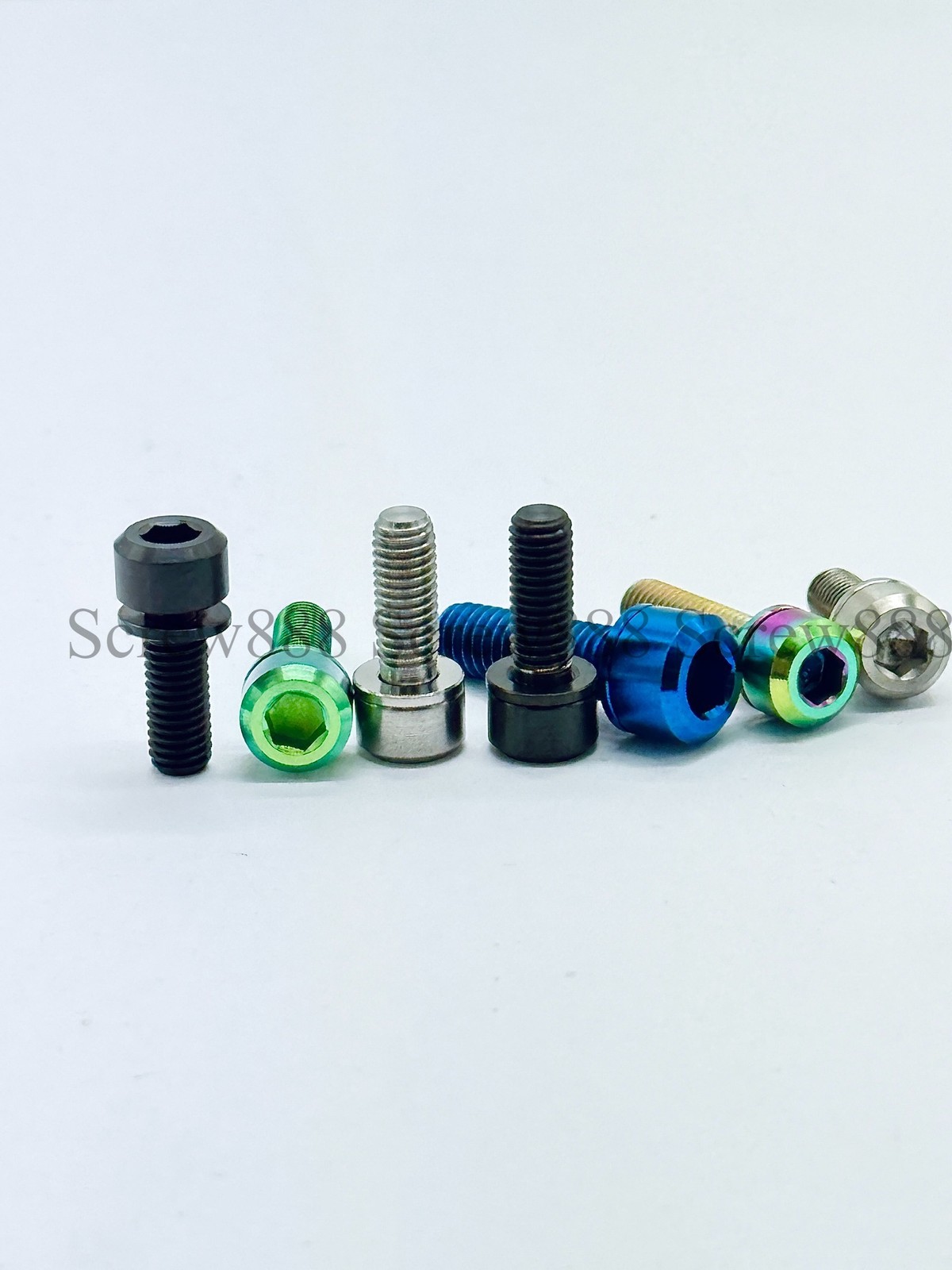 Titanium Bolt M5/M6x14 16 18 20 30mm Hex Screw For Bike Stem Bolt With Washer