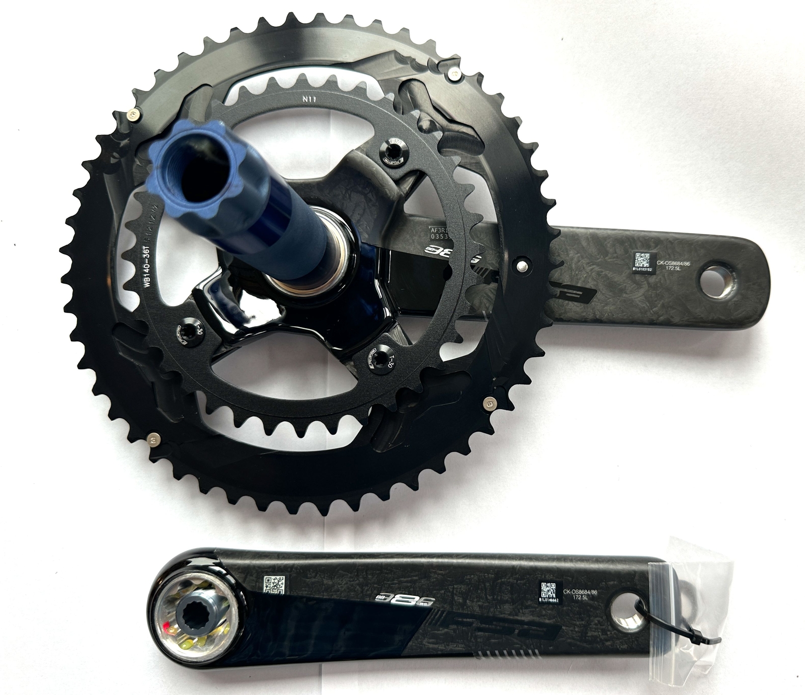 FSA SL-K BB386EVO Carbon Crankset Speed: 11, 30mm, BCD: 110, 36/52, 172.5mm NEW