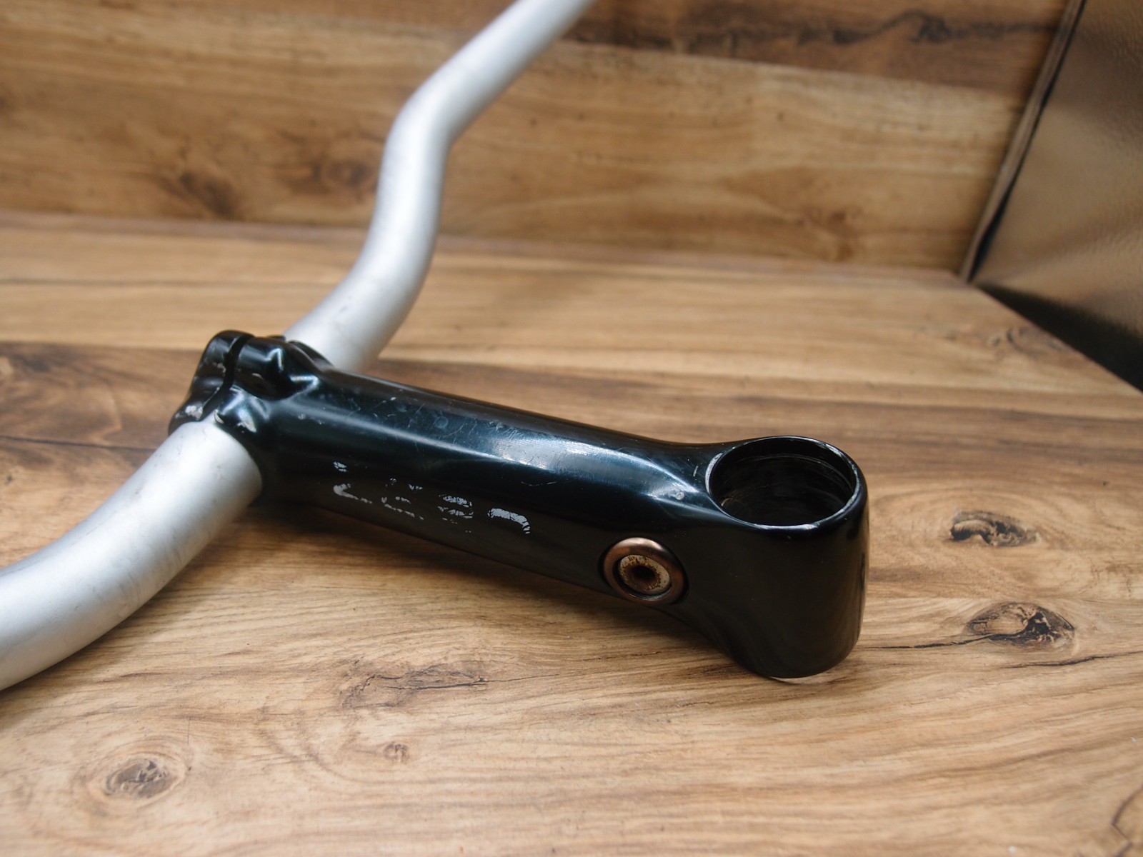 riser handlebar TiTec Hell Bent + ahead stem ZERO from Diamondback