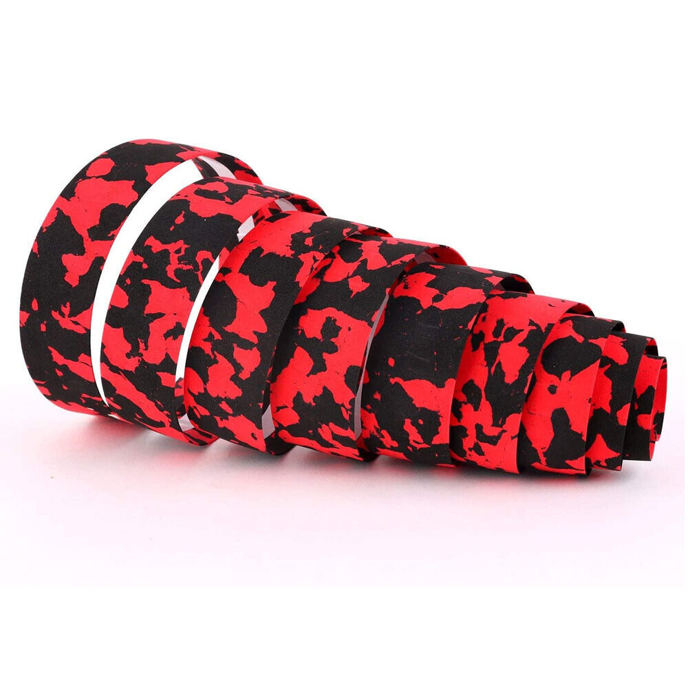 Road Bike Handlebar Tape Bicycle Cycling Bar Grip Tape Wraps Adhesive EVA Red