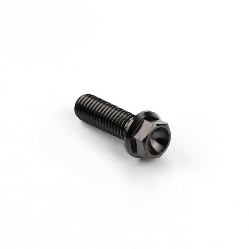 6pcs M8 Titanium Bolt Big Flange Hex Screw 15 20 25 30 35 40 45 50 55 60 65mm